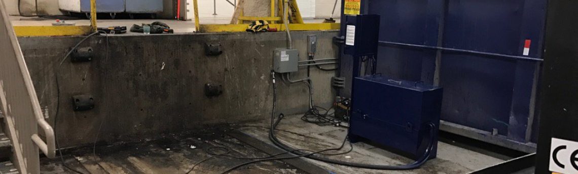 The start of the EIA waste compactor install. https://t.co/nAkXmSB9xC