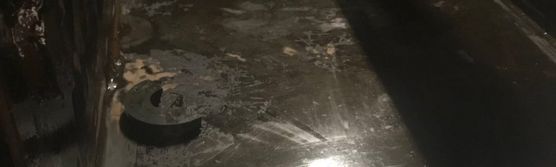 This is the tank after the cleaning and swabbing. https://t.co/eQl0EWDTuH