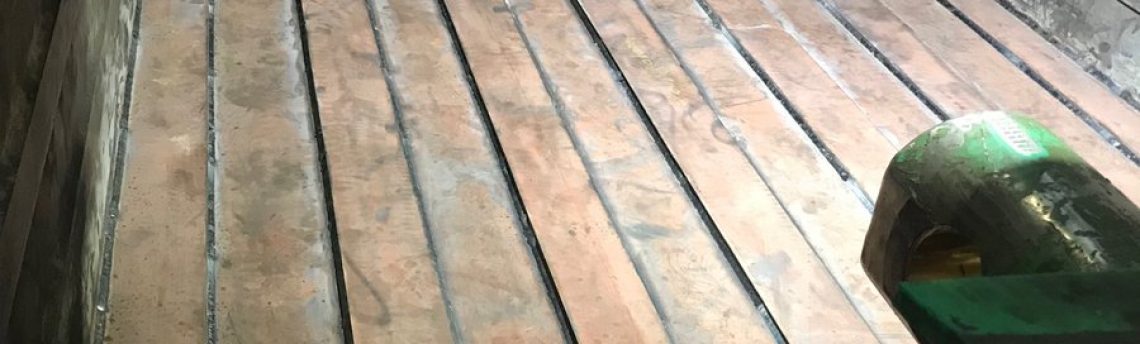 Floor strips welding completed. Reassembly beginning. https://t.co/sw75331qqC