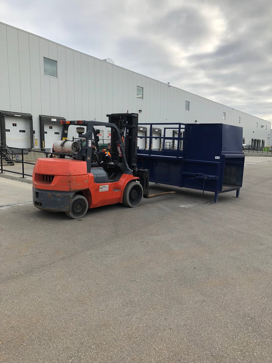 The start of another compactor install. https//t.co/VGxTkJTYko