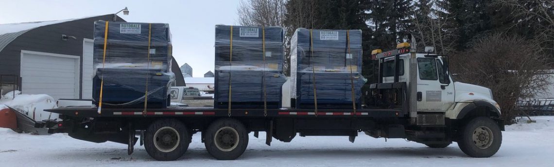 The balers are loaded and heading for their new home. https://t.co/JzqTOYaDG0